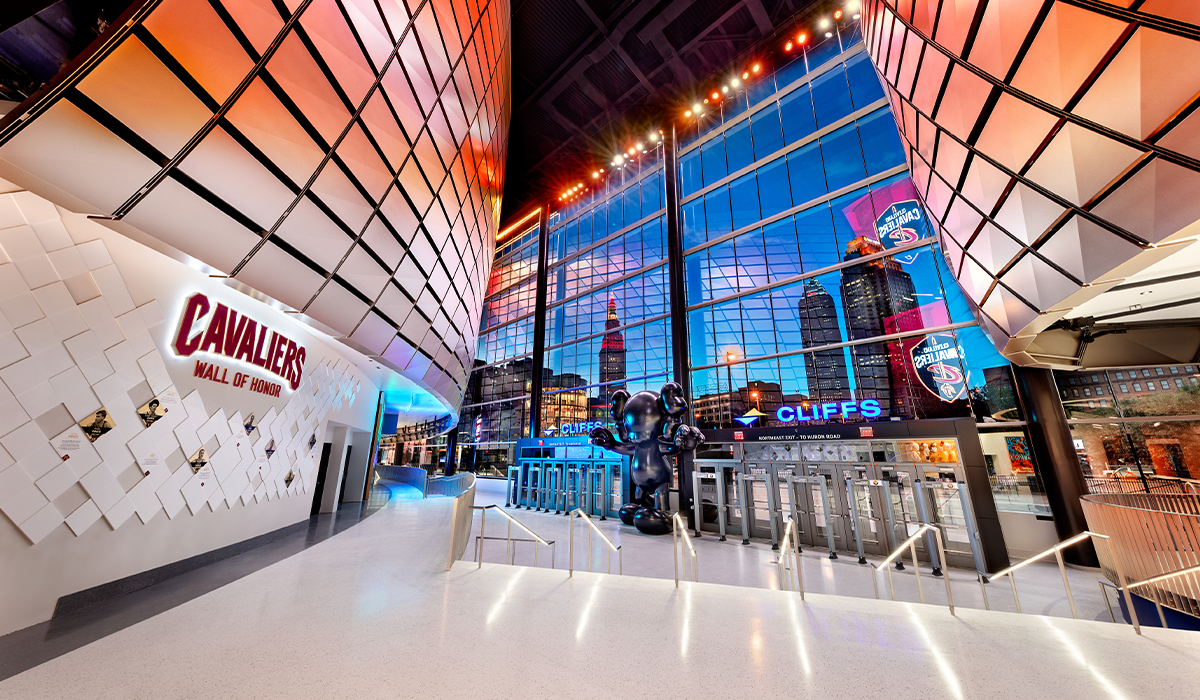 Rocket Mortgage FieldHouse in Cleveland, Ohio.